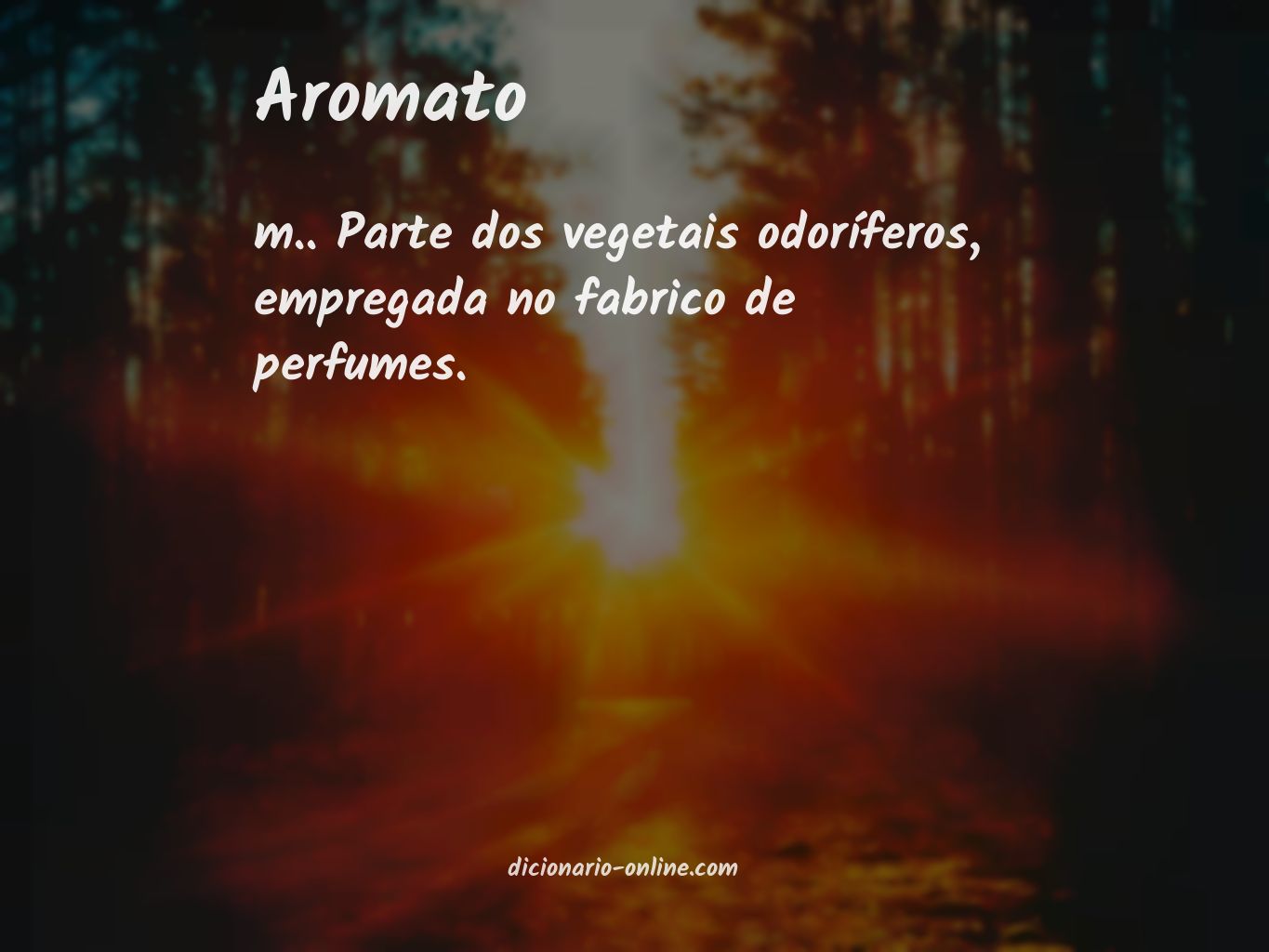 Significado de aromato