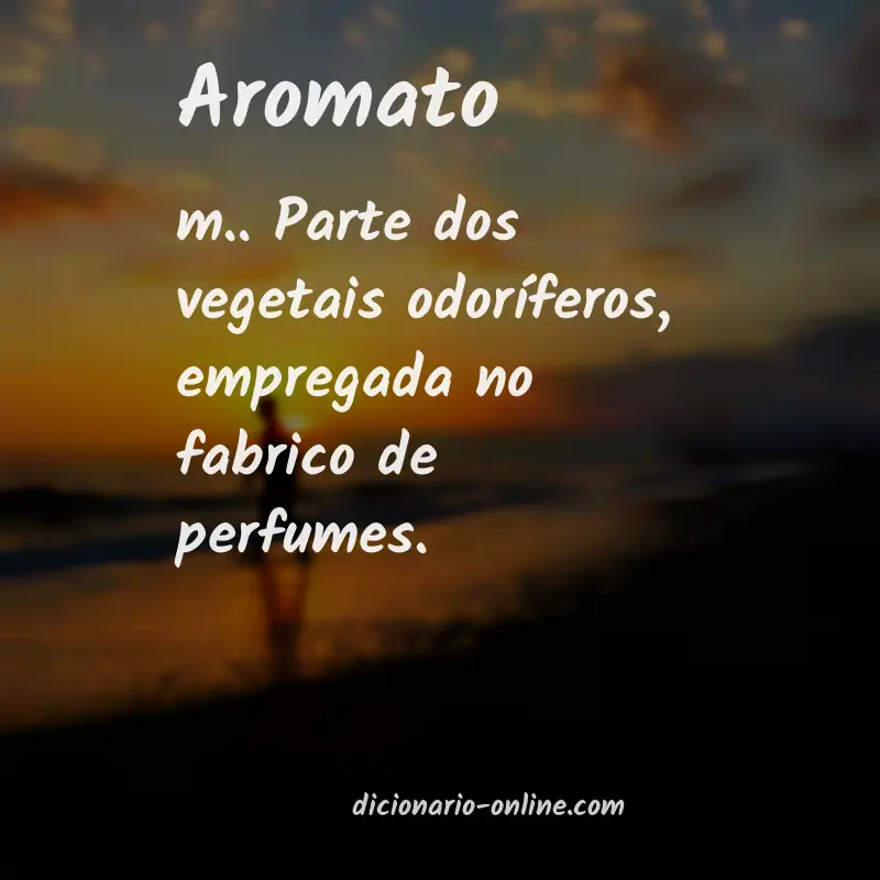 Significado de aromato