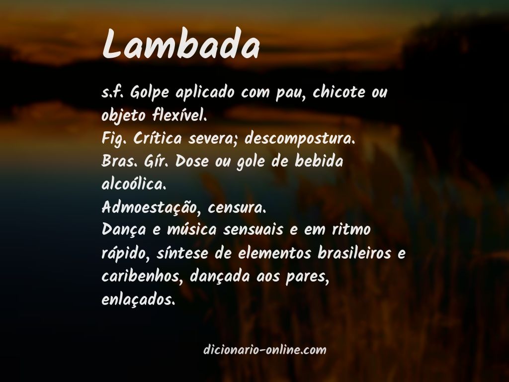 Significado de lambada