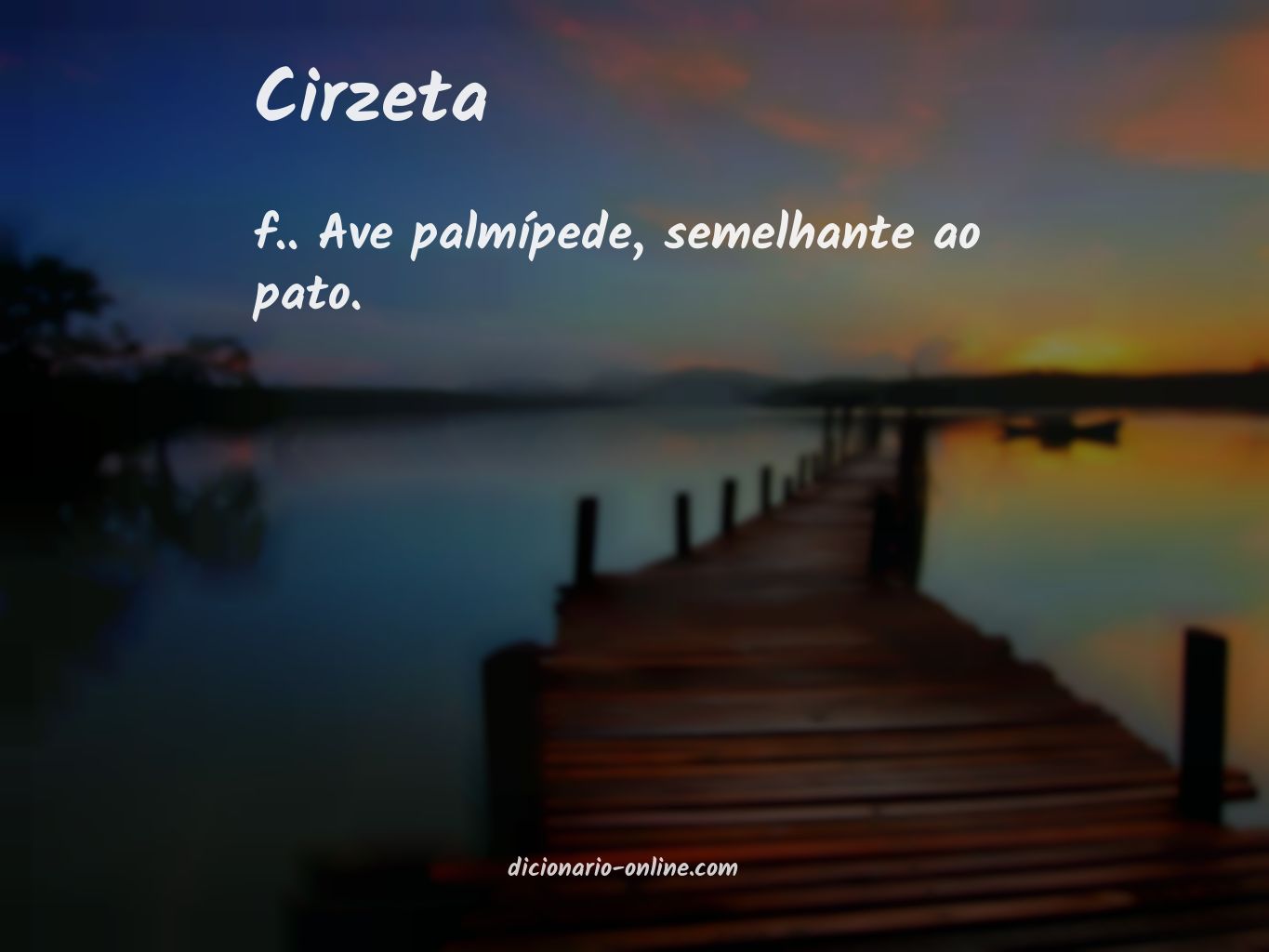 Significado de cirzeta