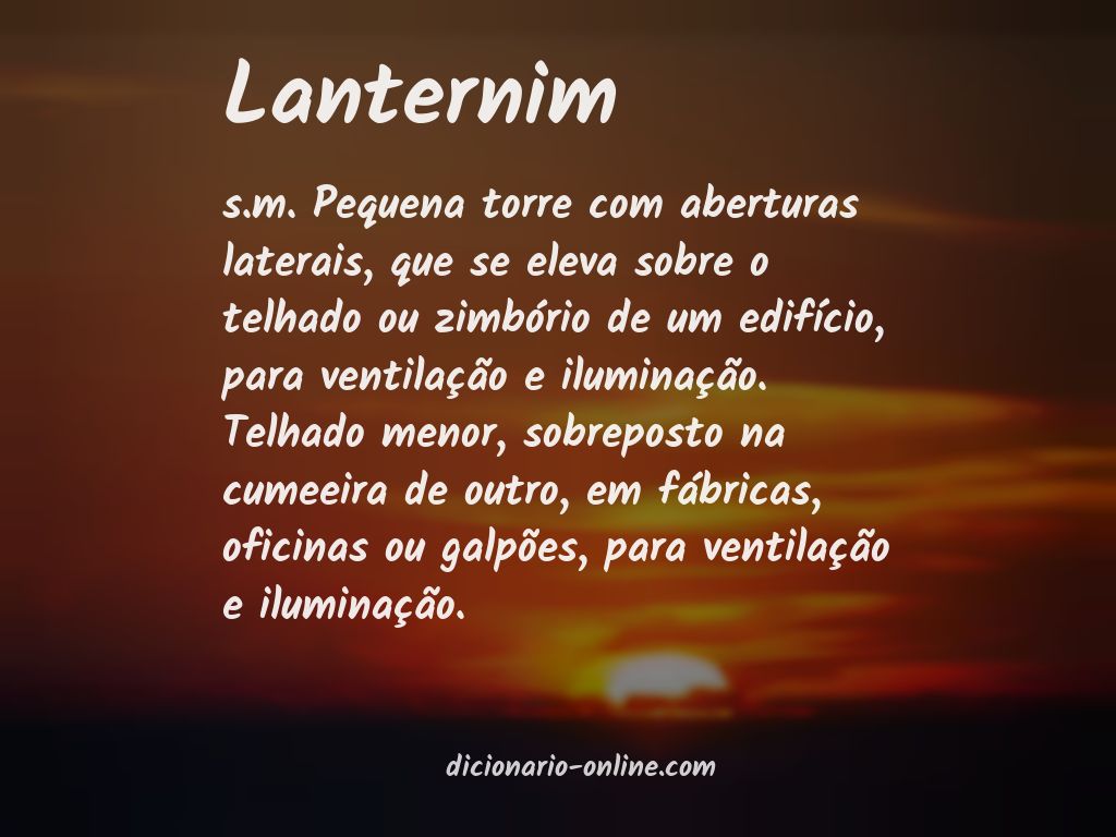 Significado de lanternim