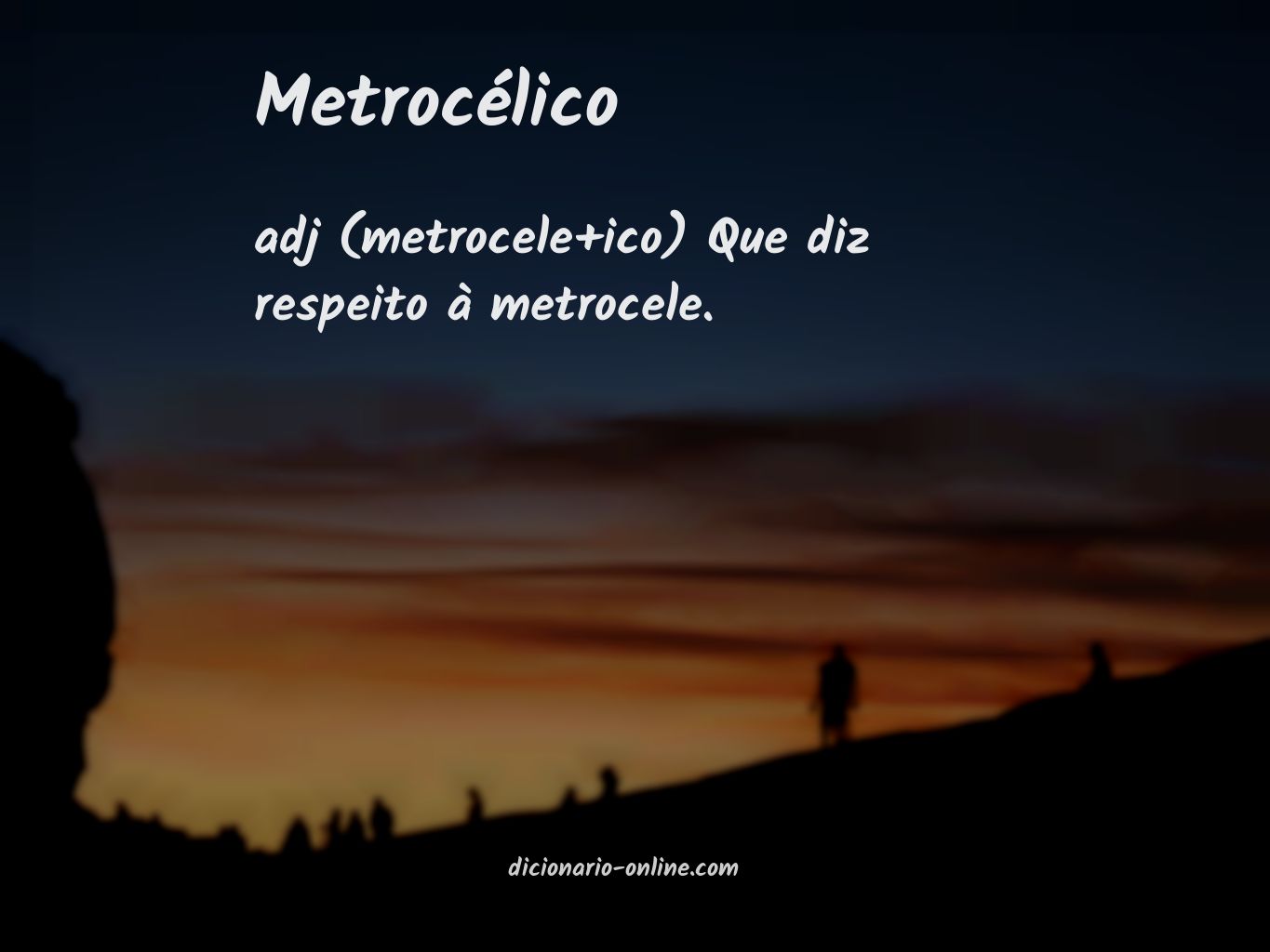 Significado de metrocélico