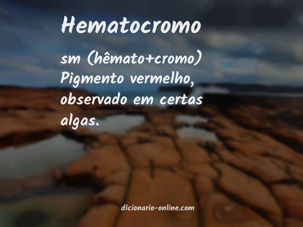 Significado de hematocromo