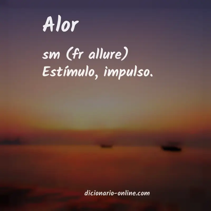 Significado de alor