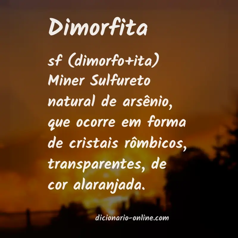 Significado de dimorfita