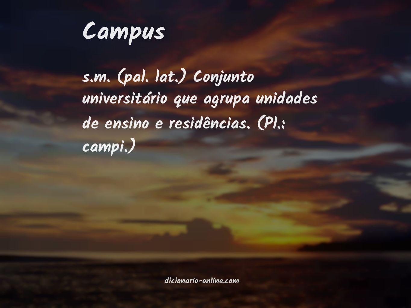 Significado de campus