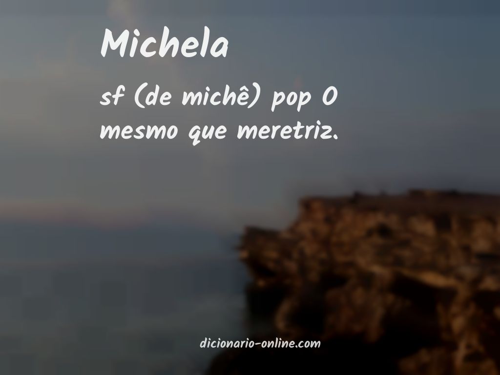 Significado de michela