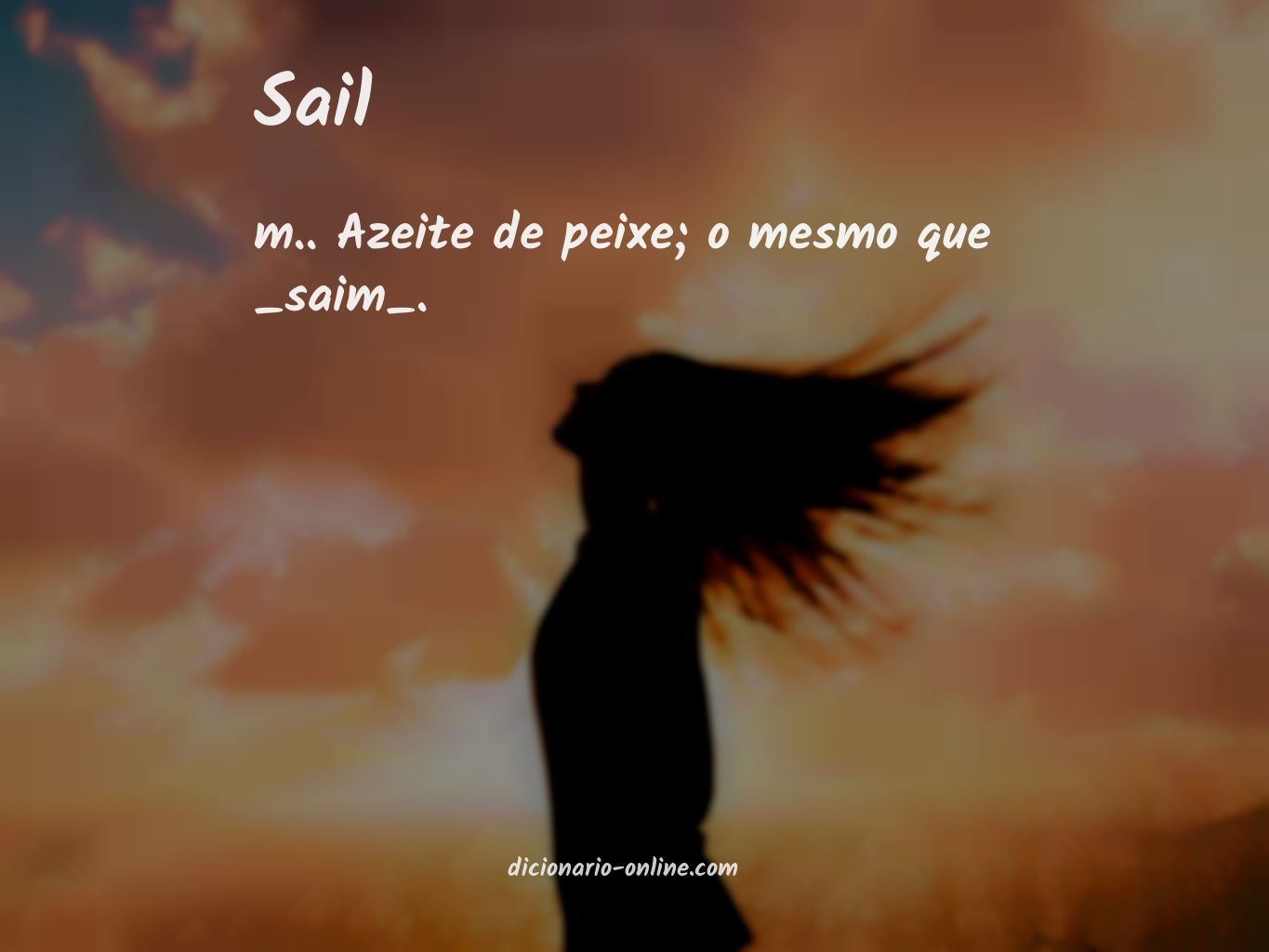 Significado de sail