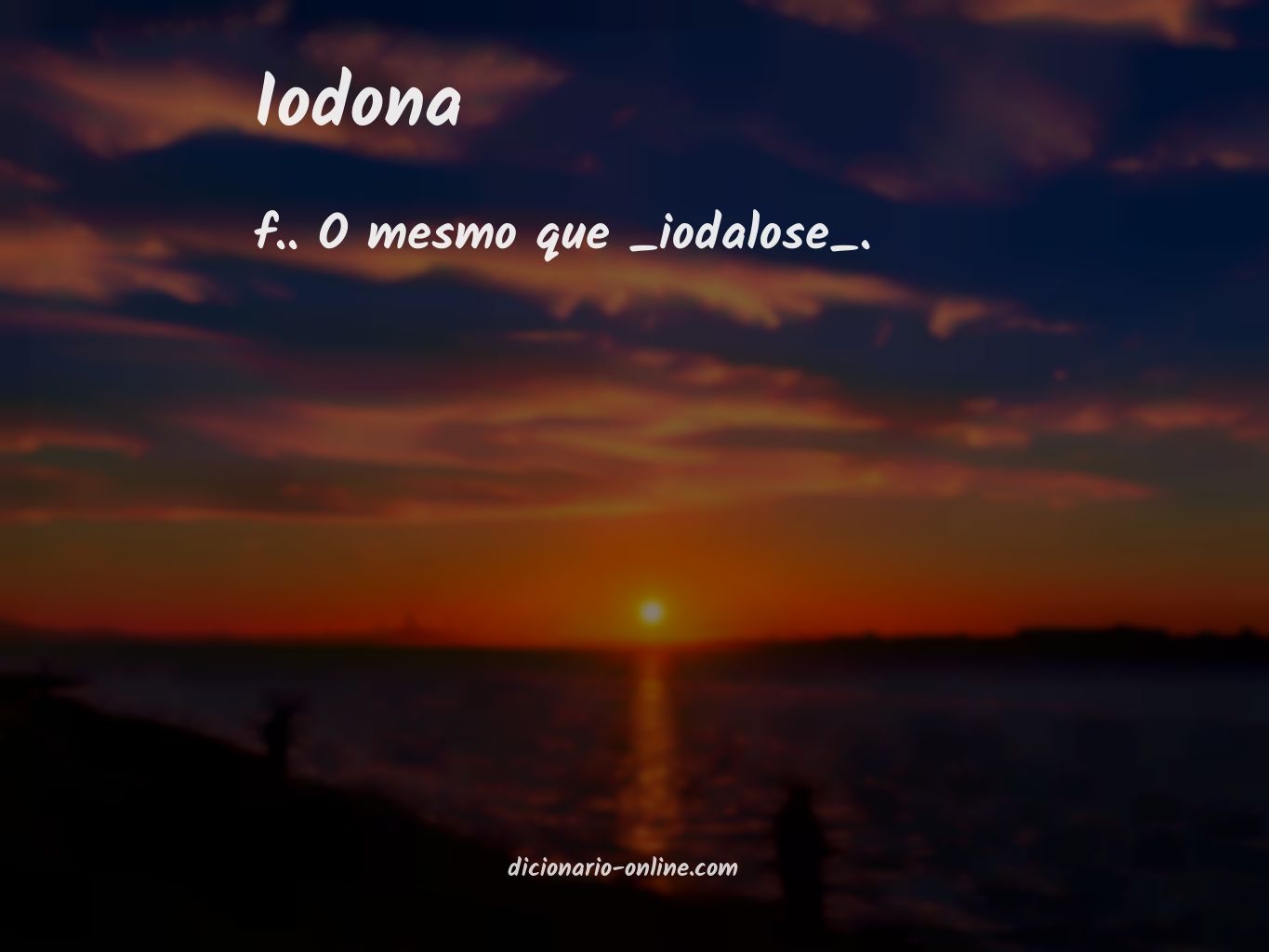 Significado de iodona