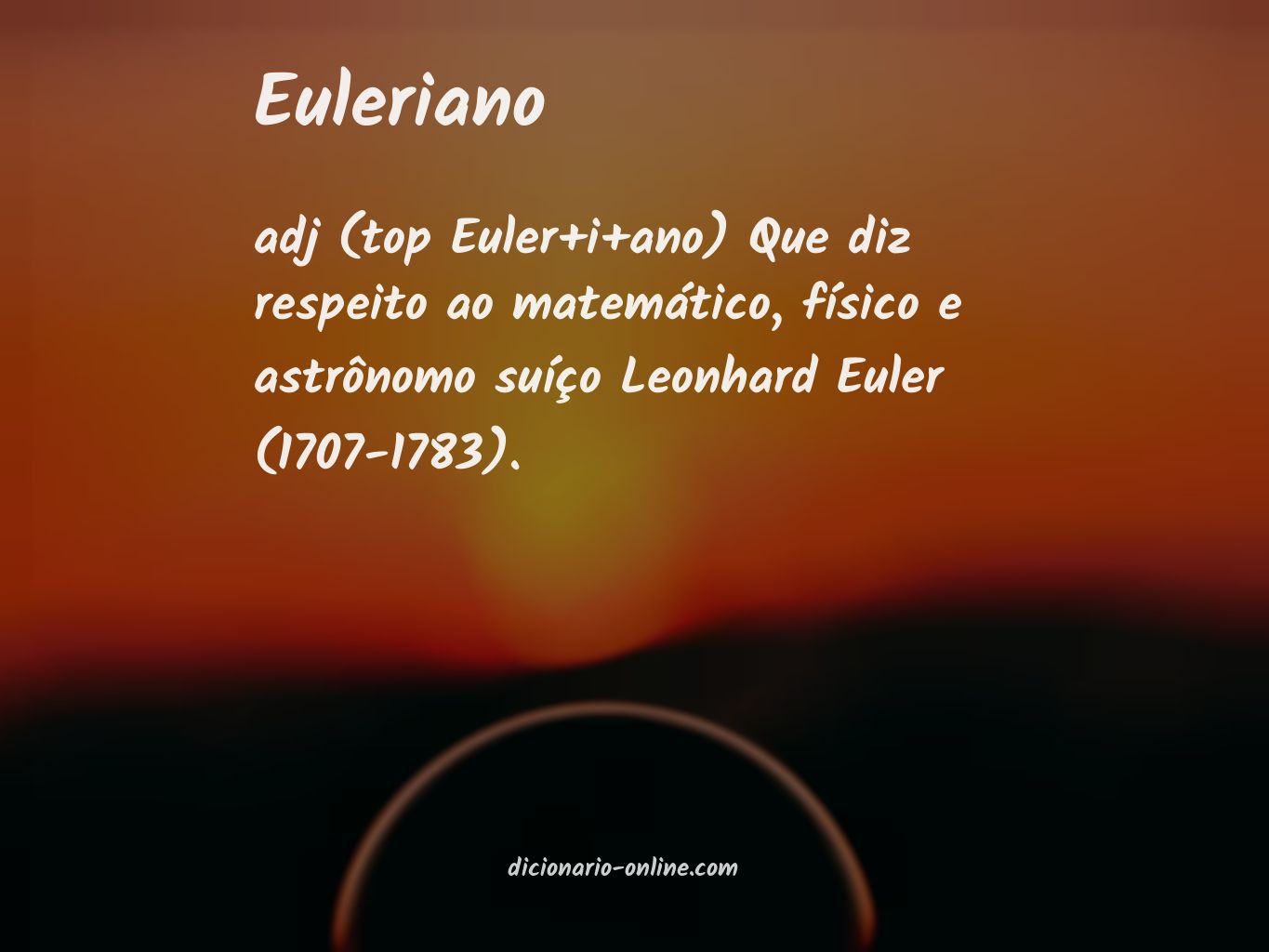 Significado de euleriano