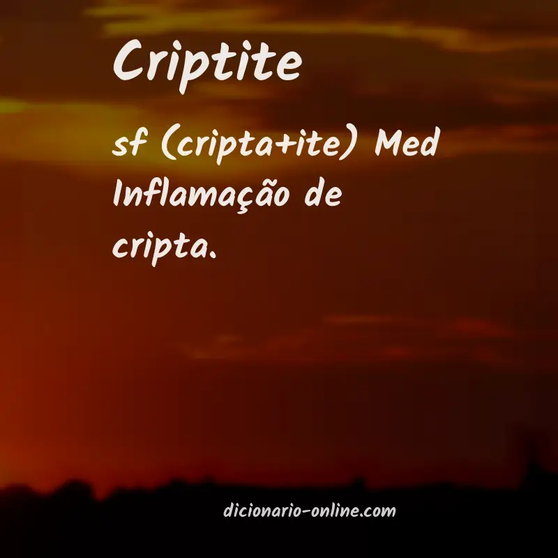 Significado de criptite
