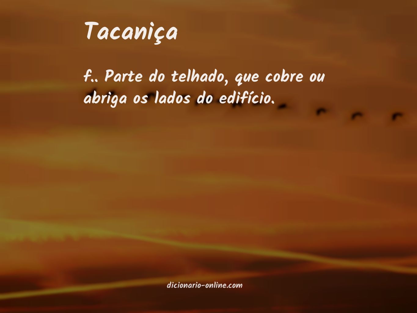 Significado de tacaniça