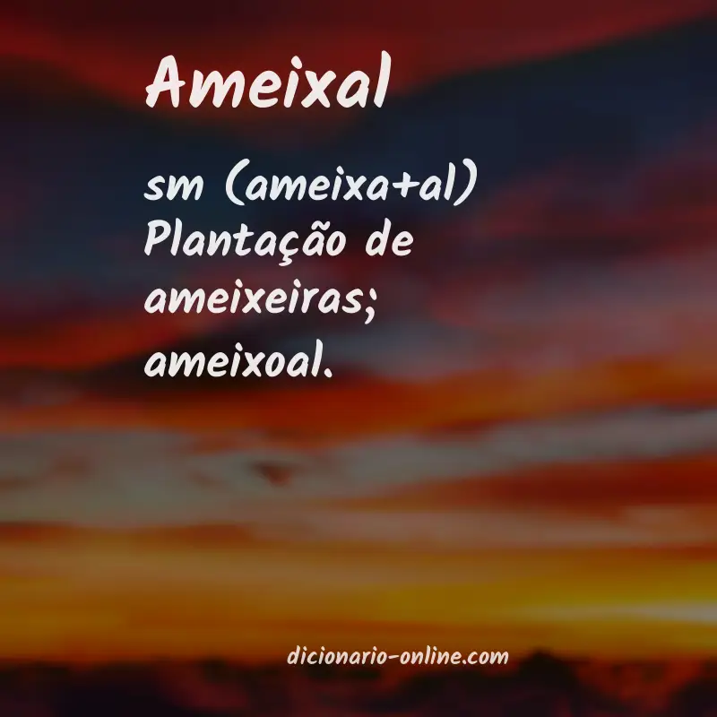Significado de ameixal