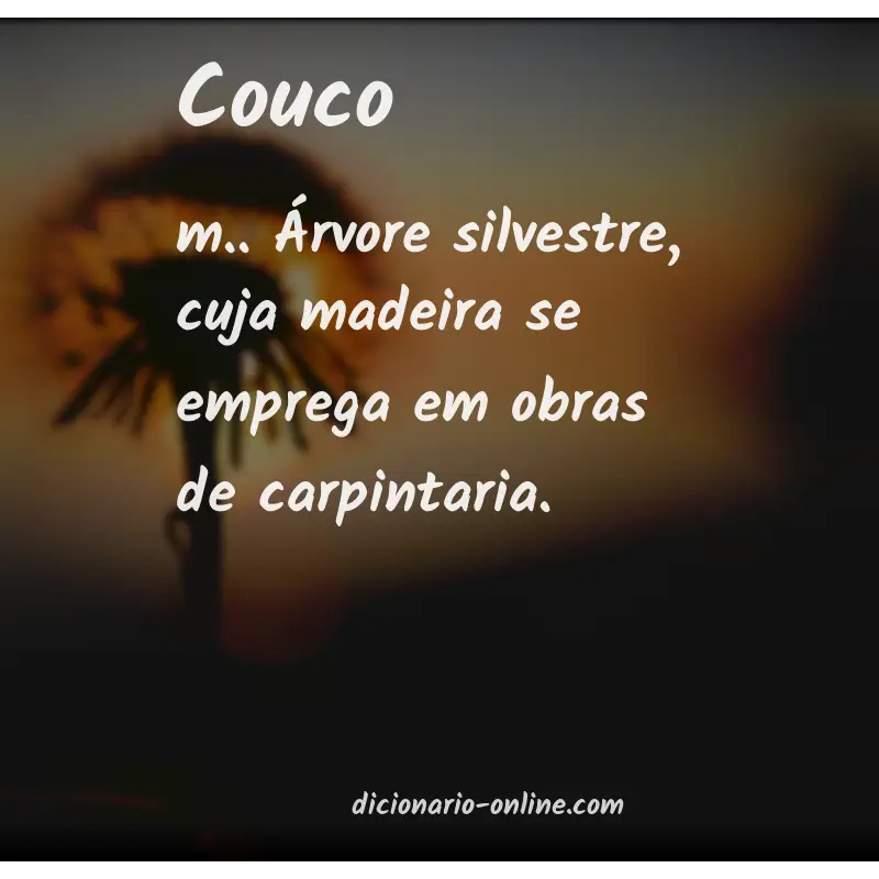 Significado de couco