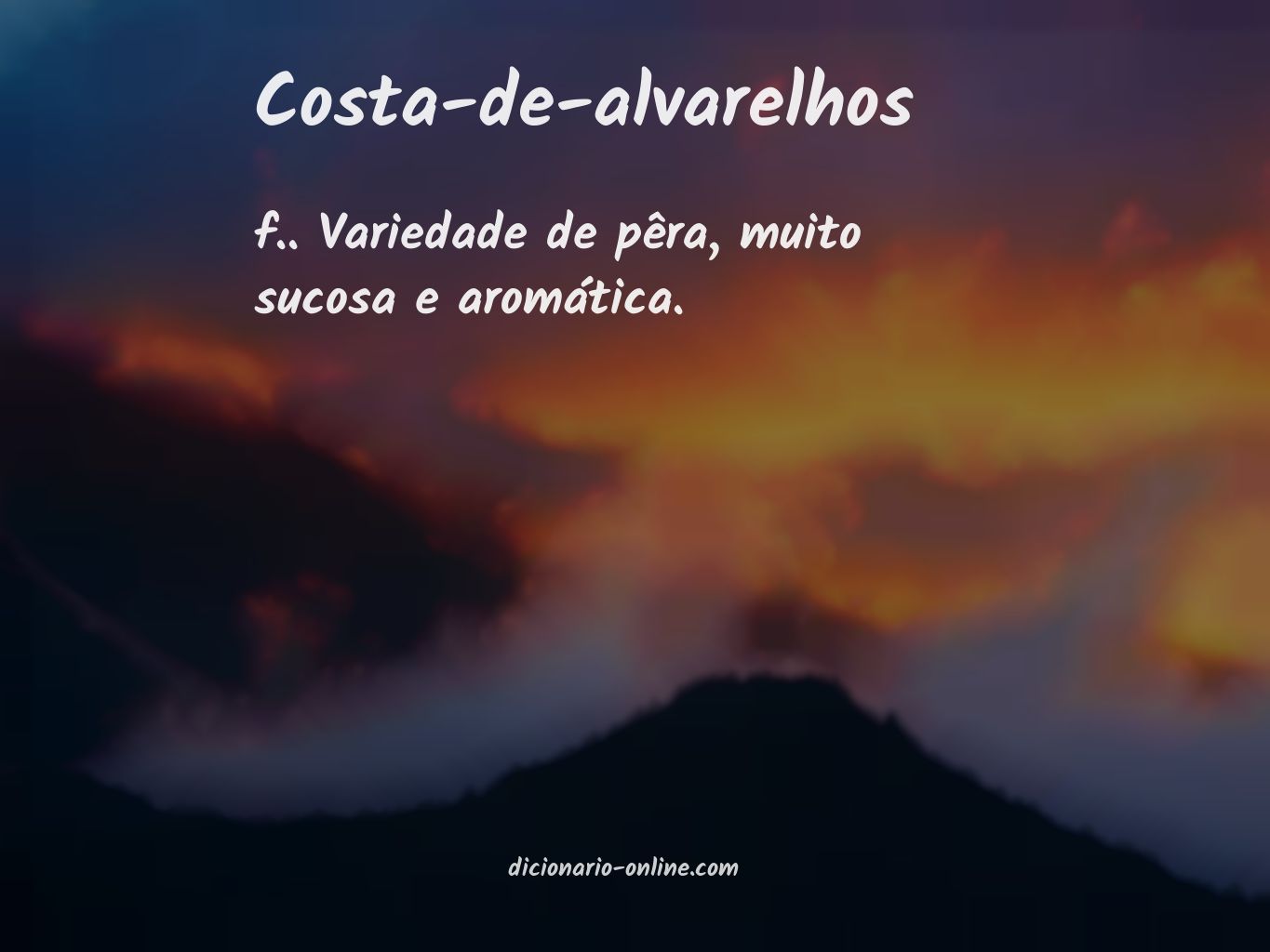 Significado de costa-de-alvarelhos