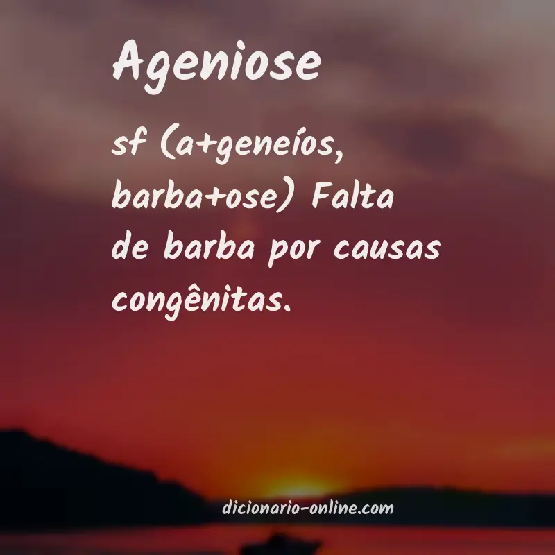 Significado de ageniose