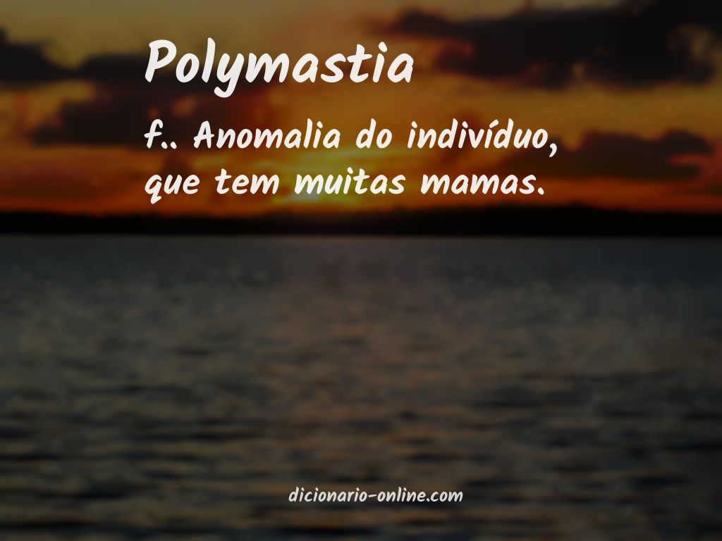 Significado de polymastia