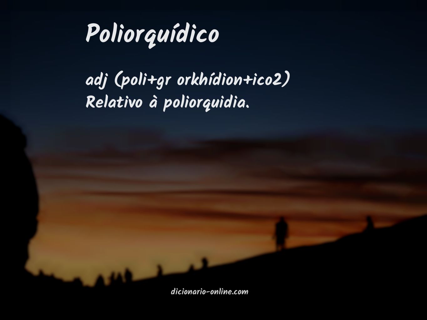 Significado de poliorquídico