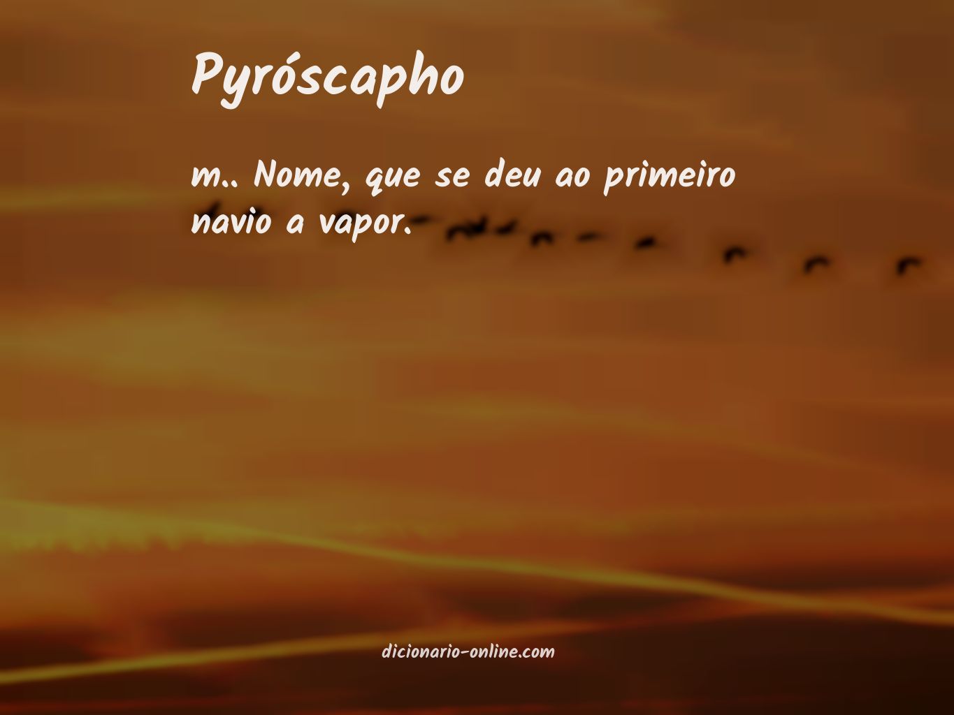 Significado de pyróscapho