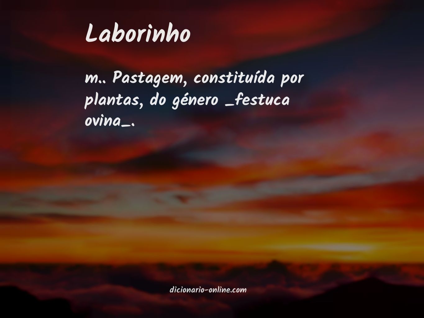 Significado de laborinho