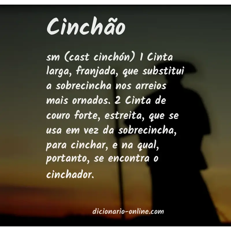Significado de cinchão