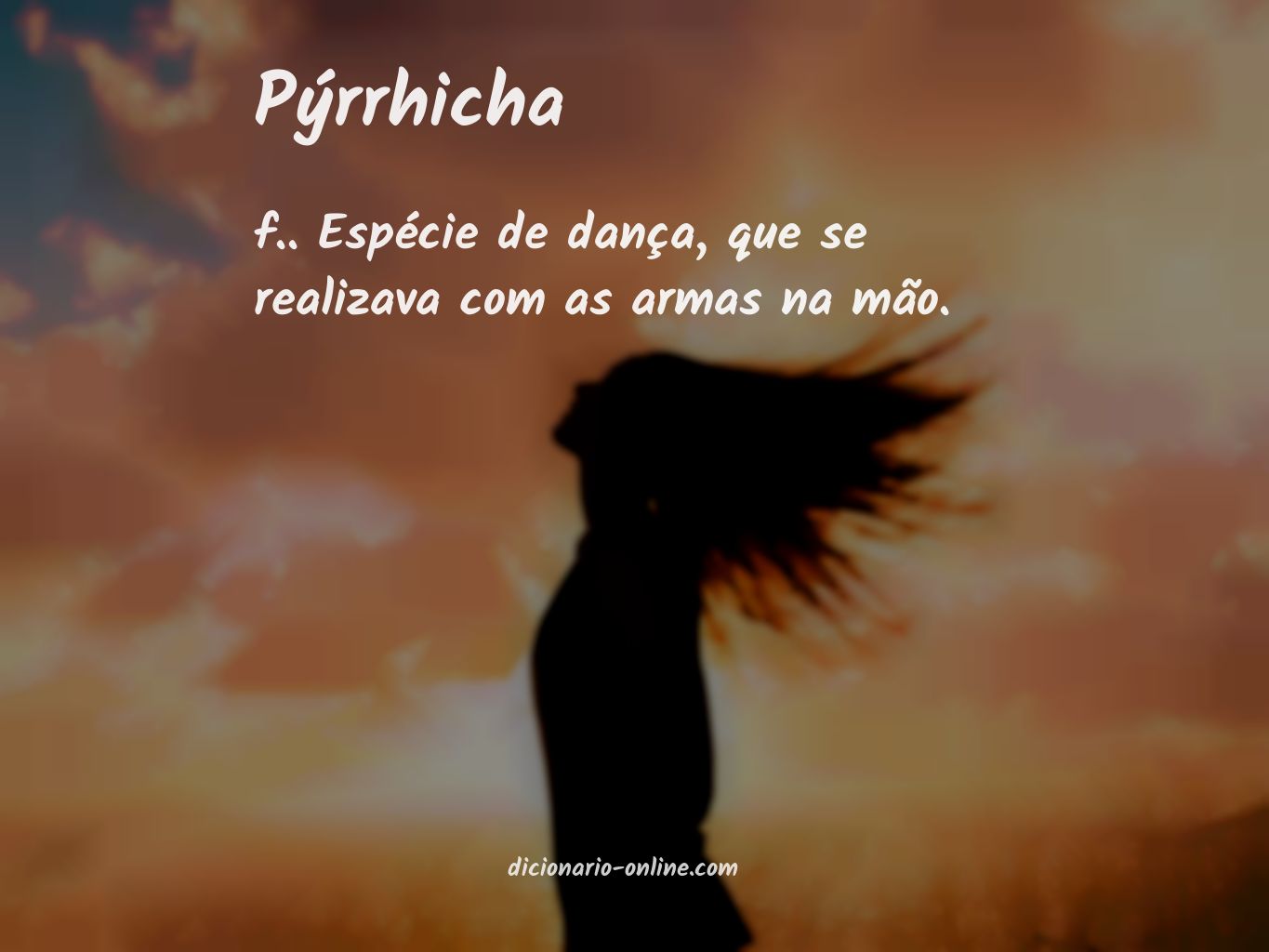 Significado de pýrrhicha