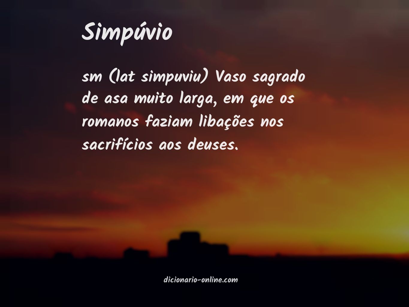 Significado de simpúvio