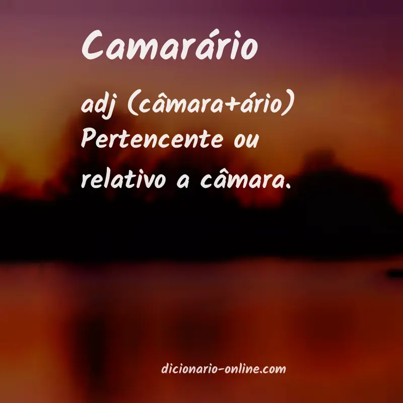 Significado de camarário