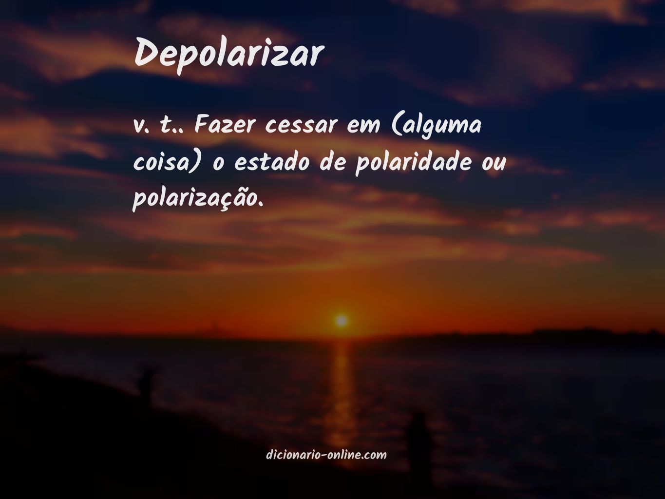 Significado de depolarizar