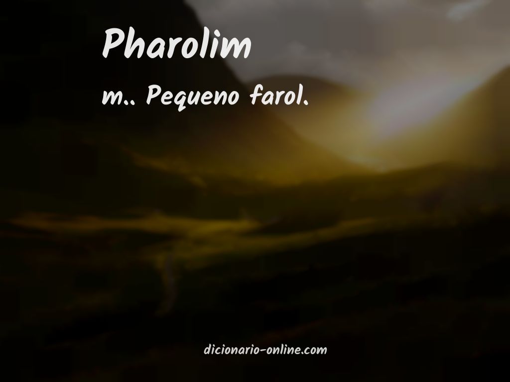 Significado de pharolim