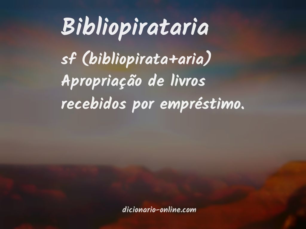 Significado de bibliopirataria