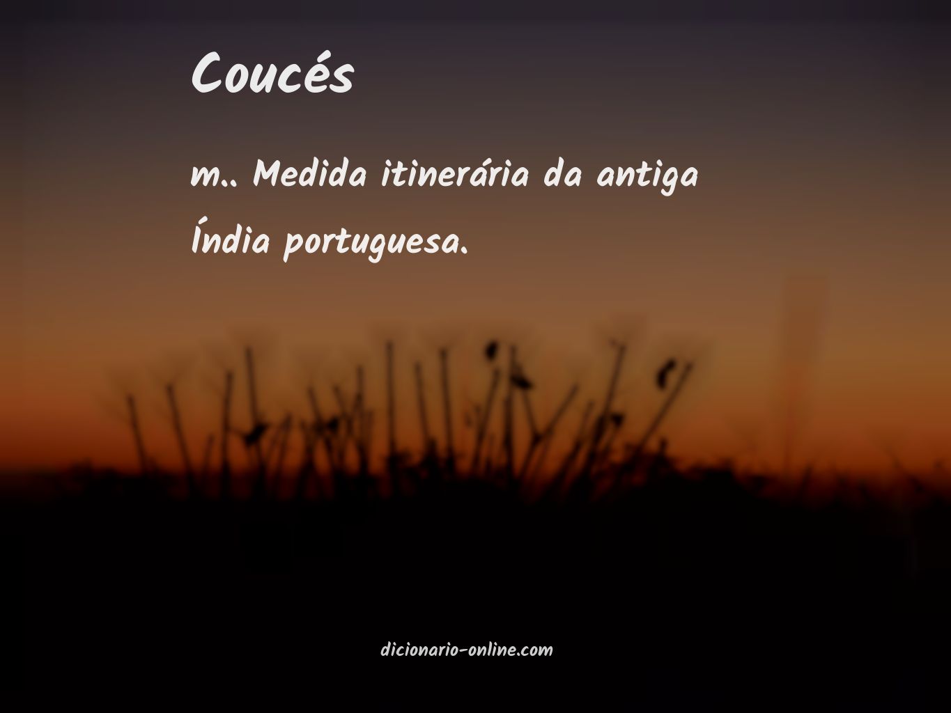 Significado de coucés