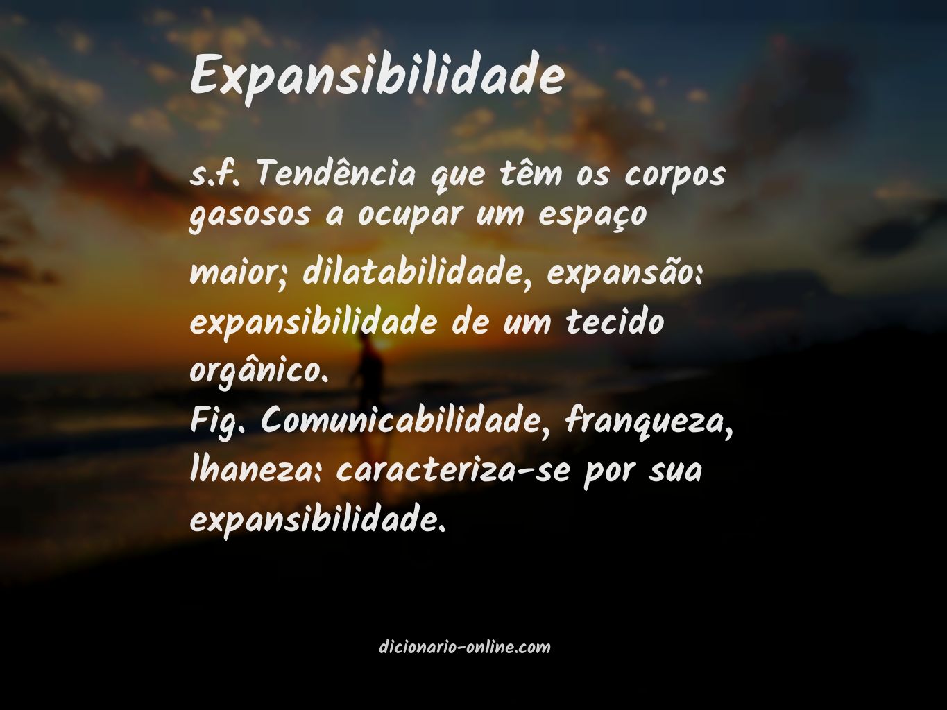 Significado de expansibilidade