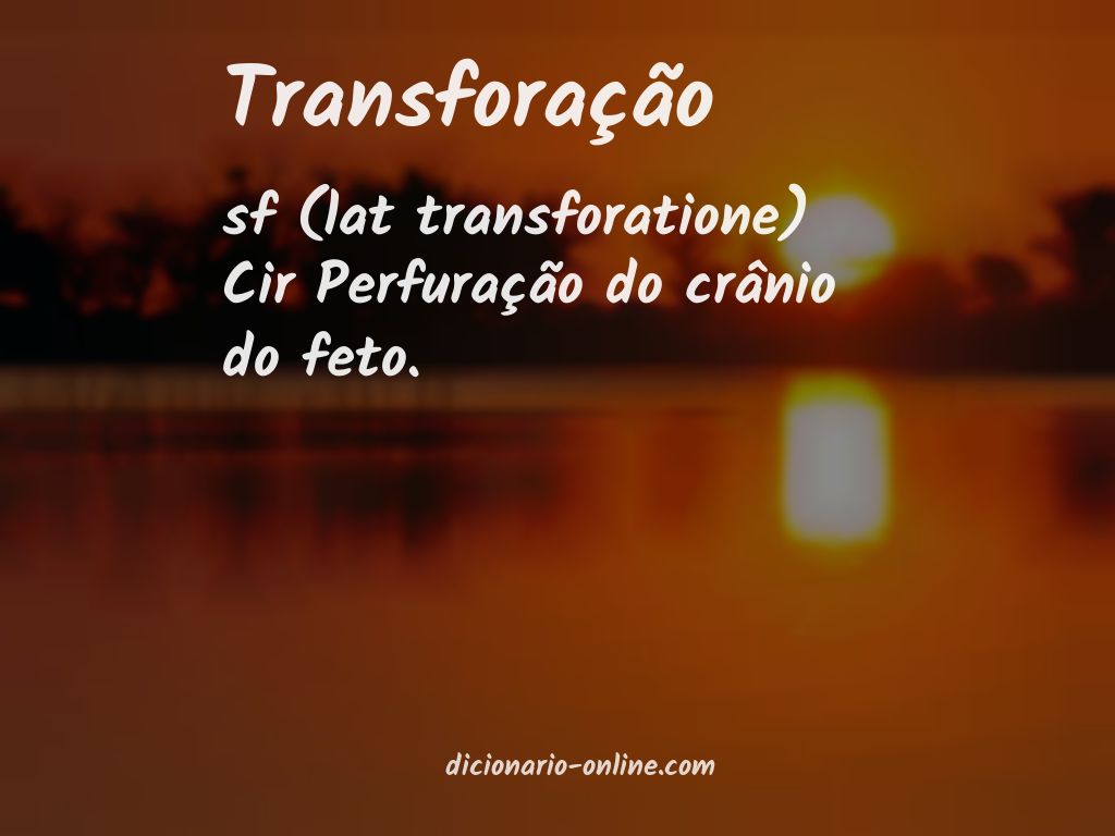 Significado de transforação