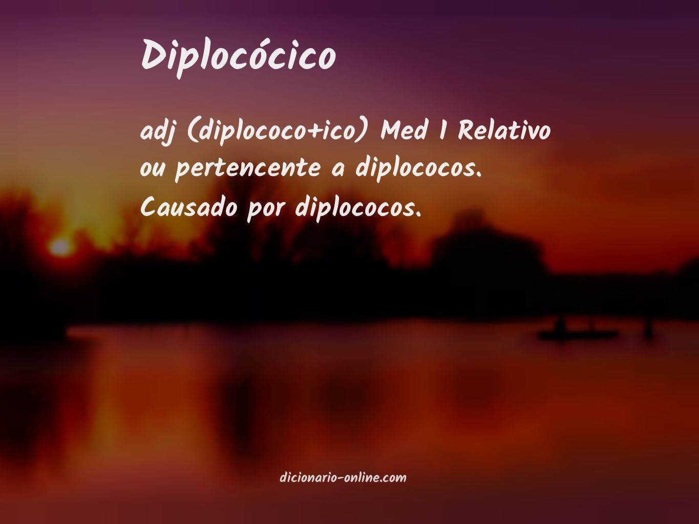 Significado de diplocócico