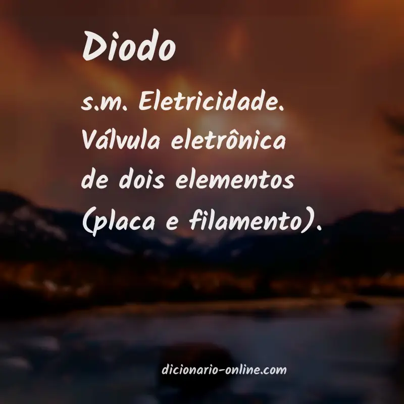Significado de diodo