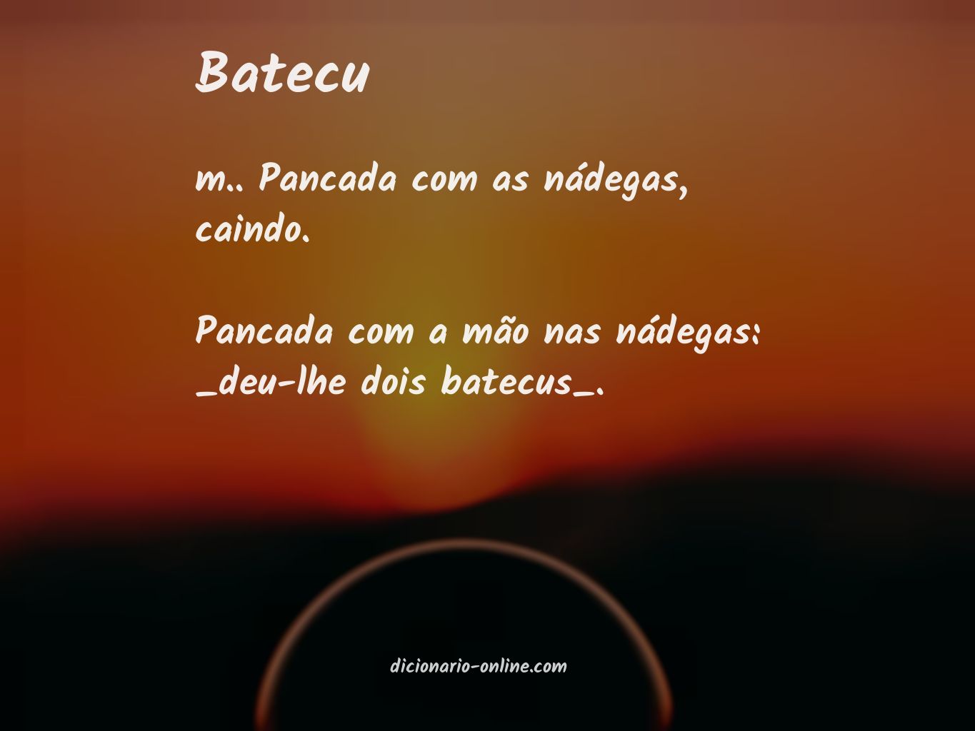 Significado de batecu