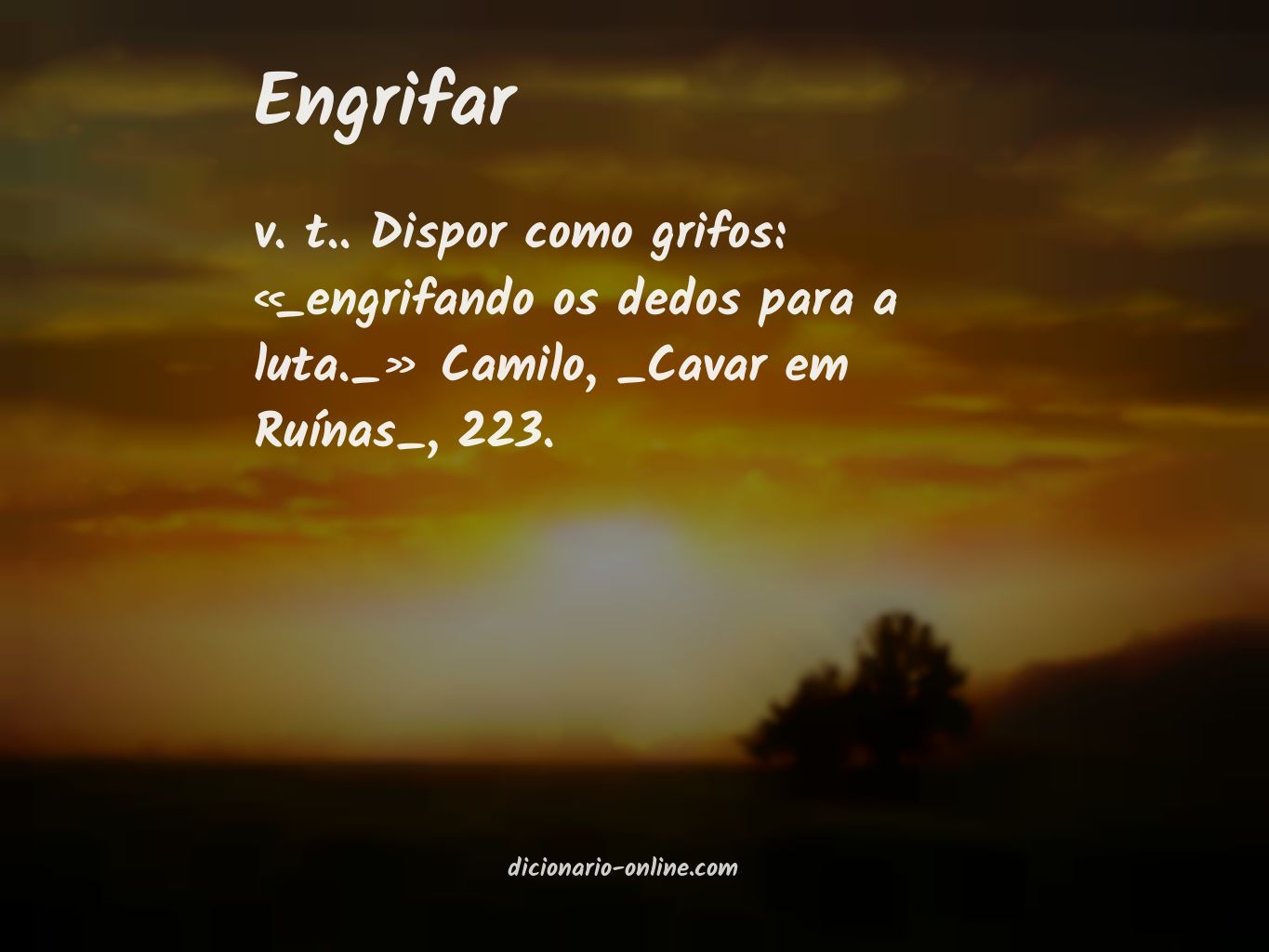 Significado de engrifar