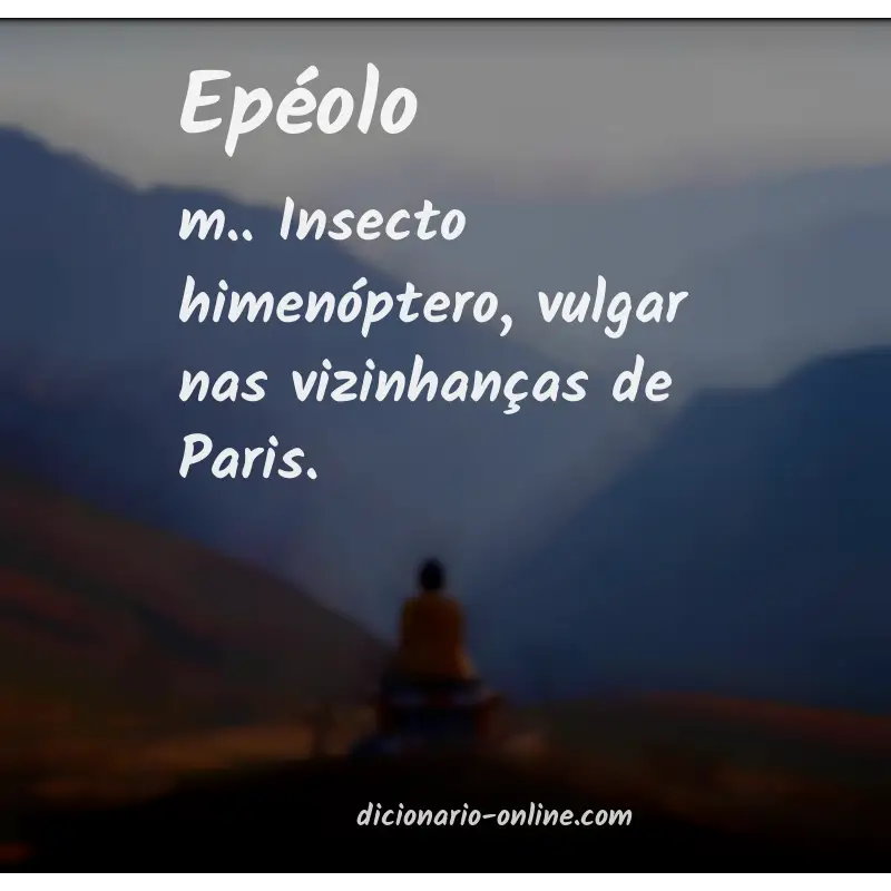 Significado de epéolo