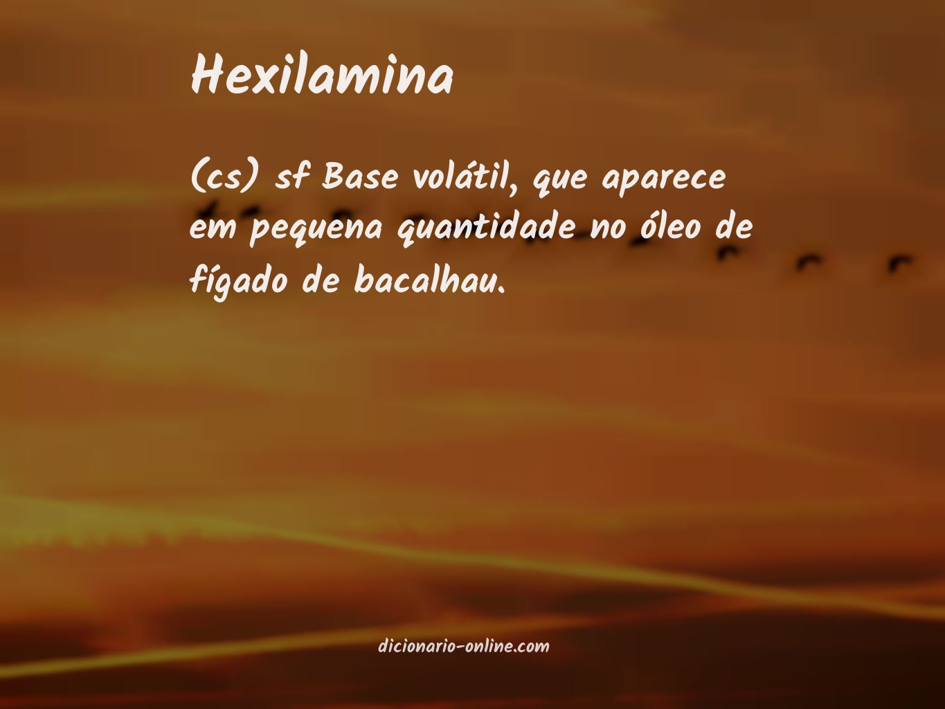 Significado de hexilamina