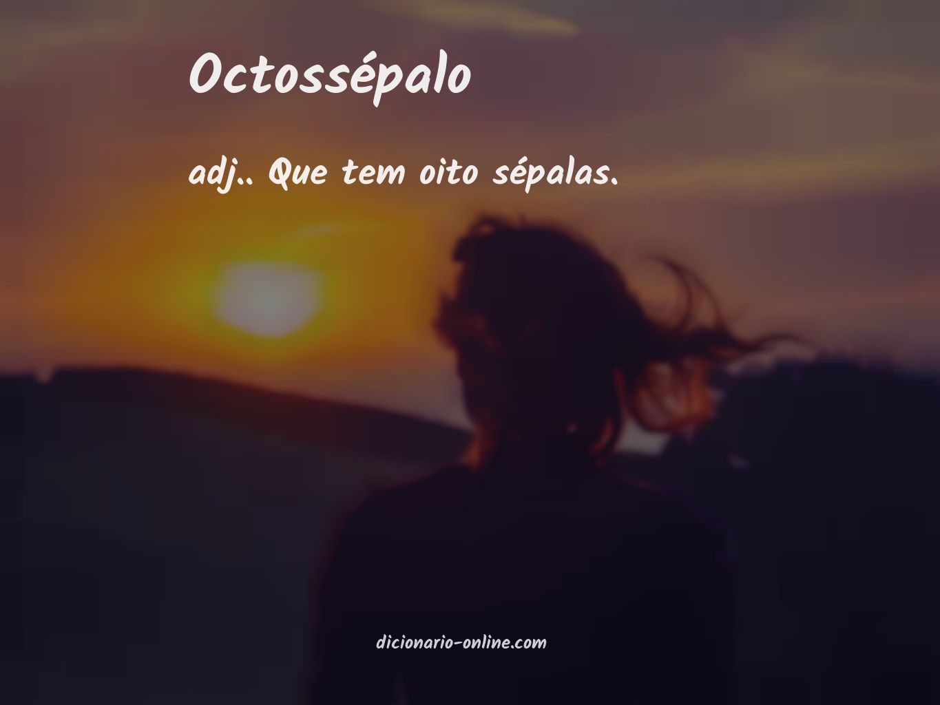 Significado de octossépalo