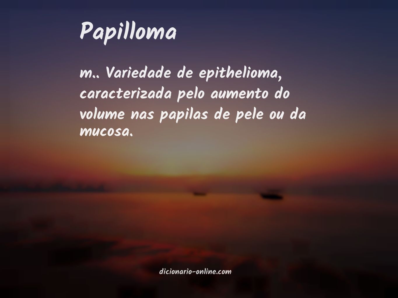 Significado de papilloma