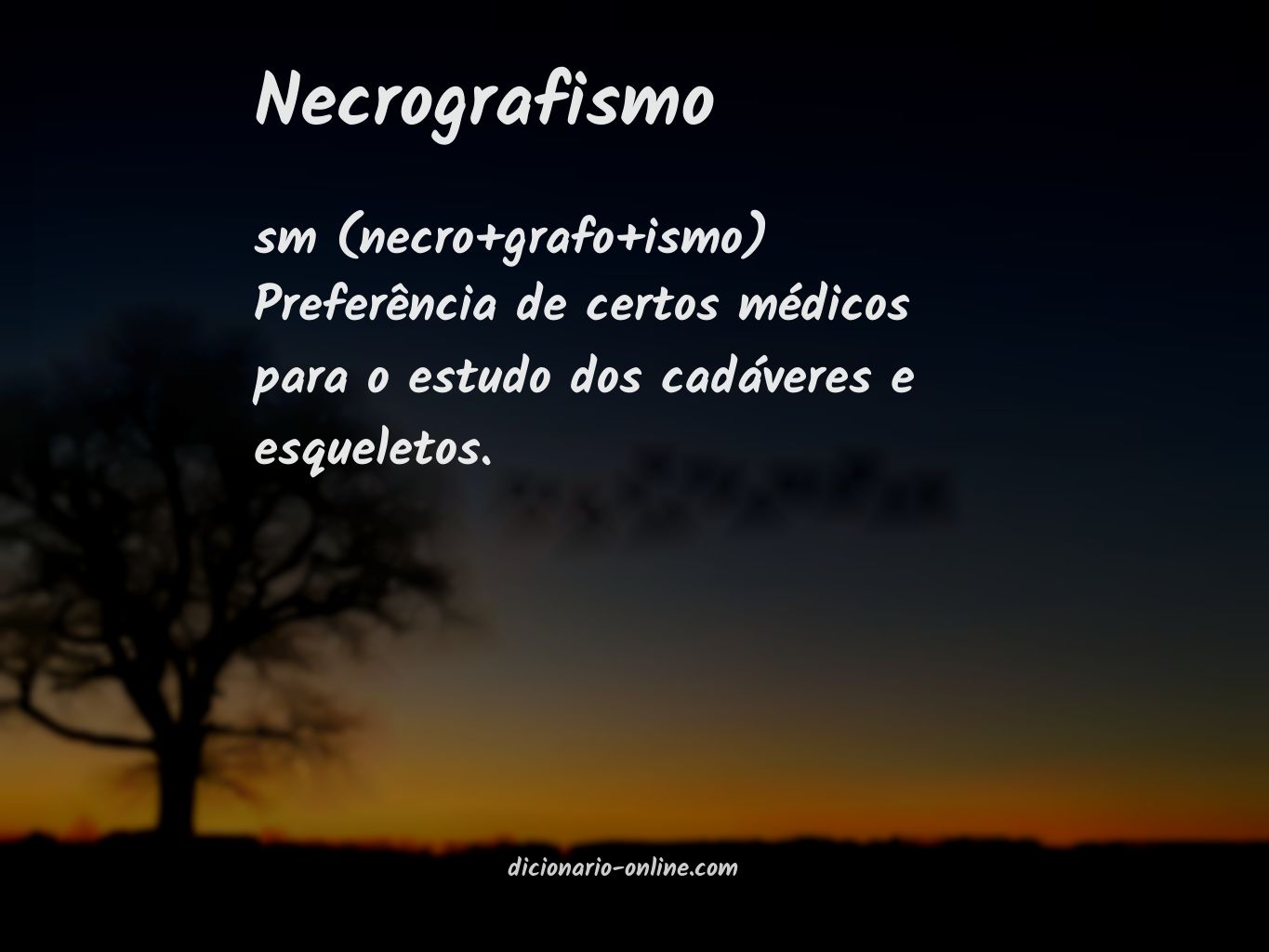 Significado de necrografismo