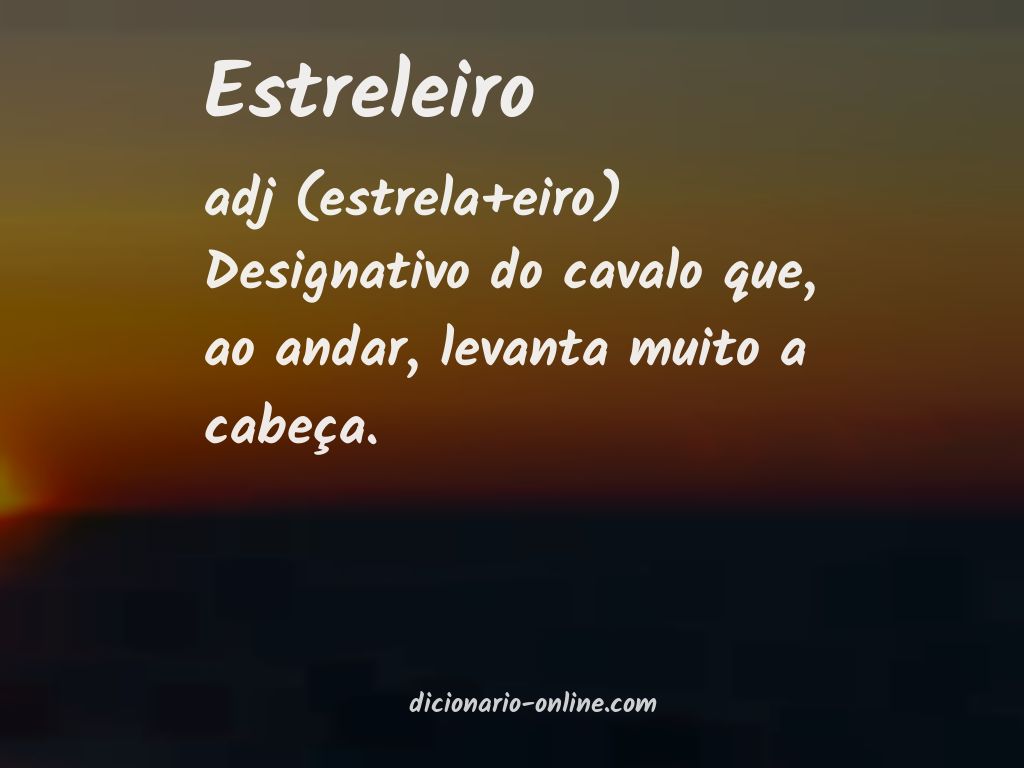 Significado de estreleiro