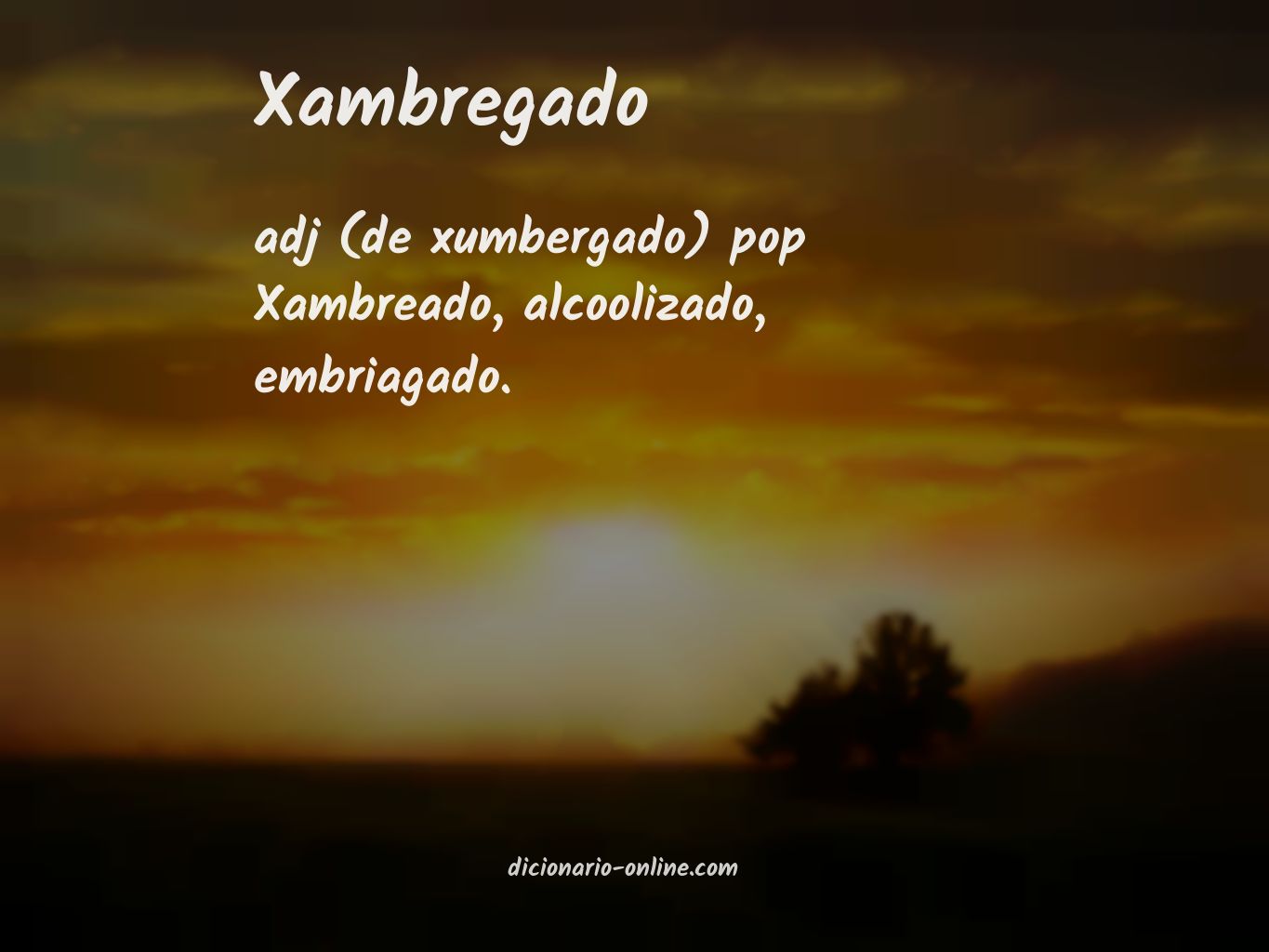 Significado de xambregado