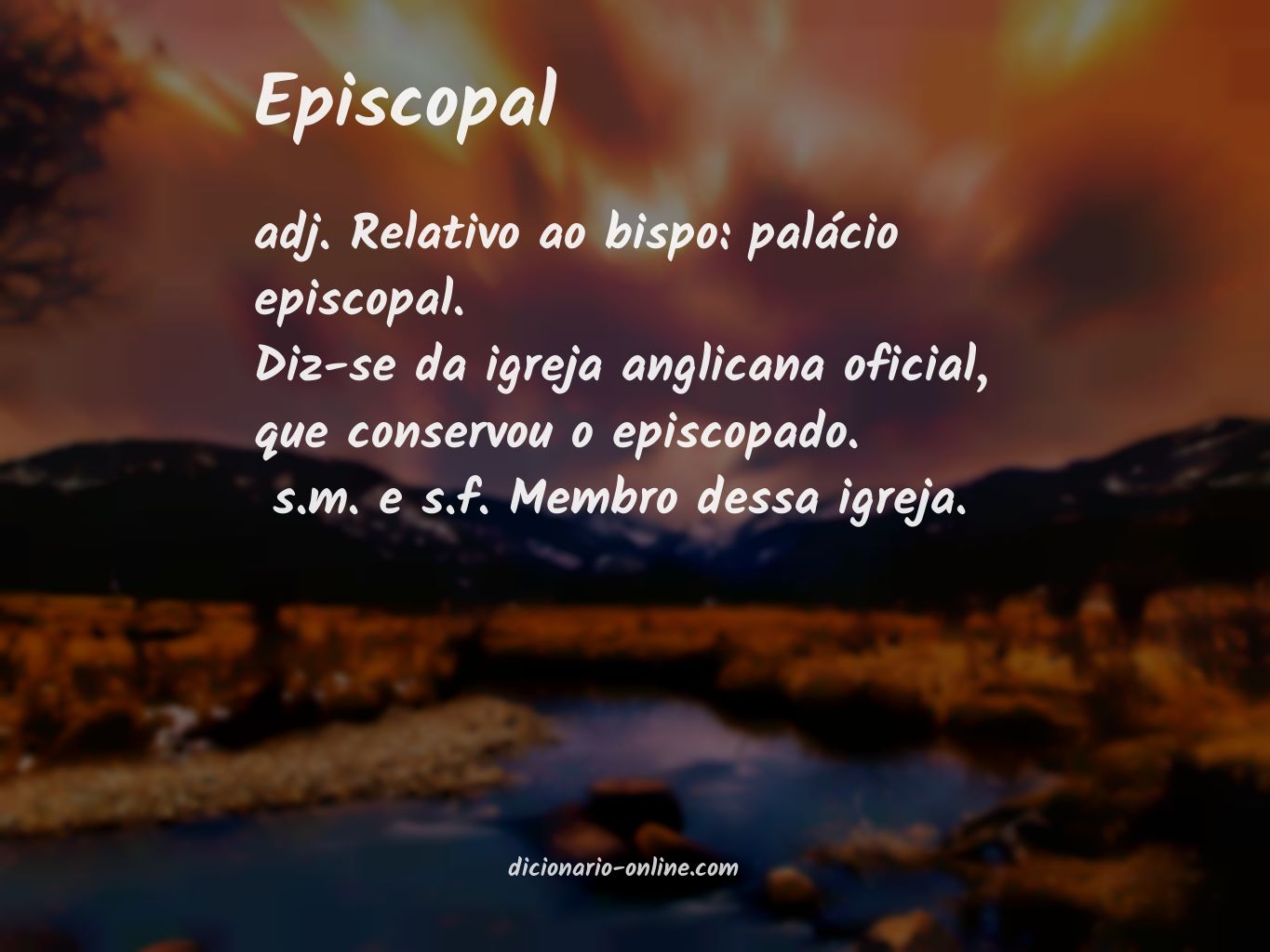 Significado de episcopal