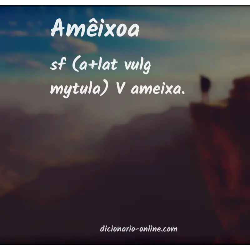Significado de amêixoa