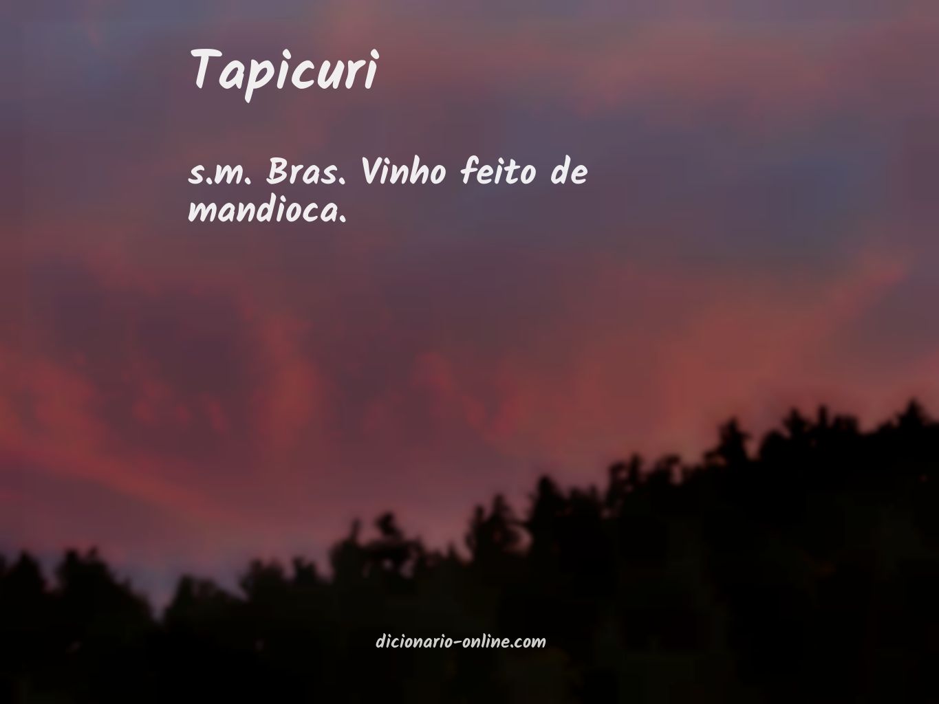 Significado de tapicuri