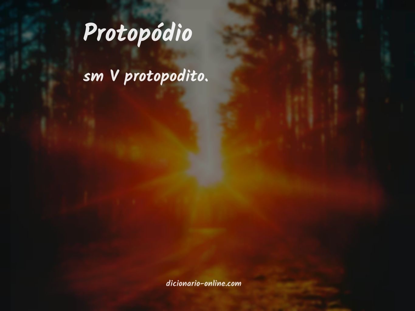 Significado de protopódio