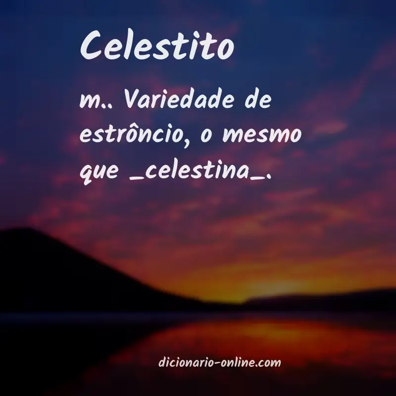 Significado de celestito
